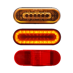 25-Lámparas ovaladas led 6” (led lamps 6”)
